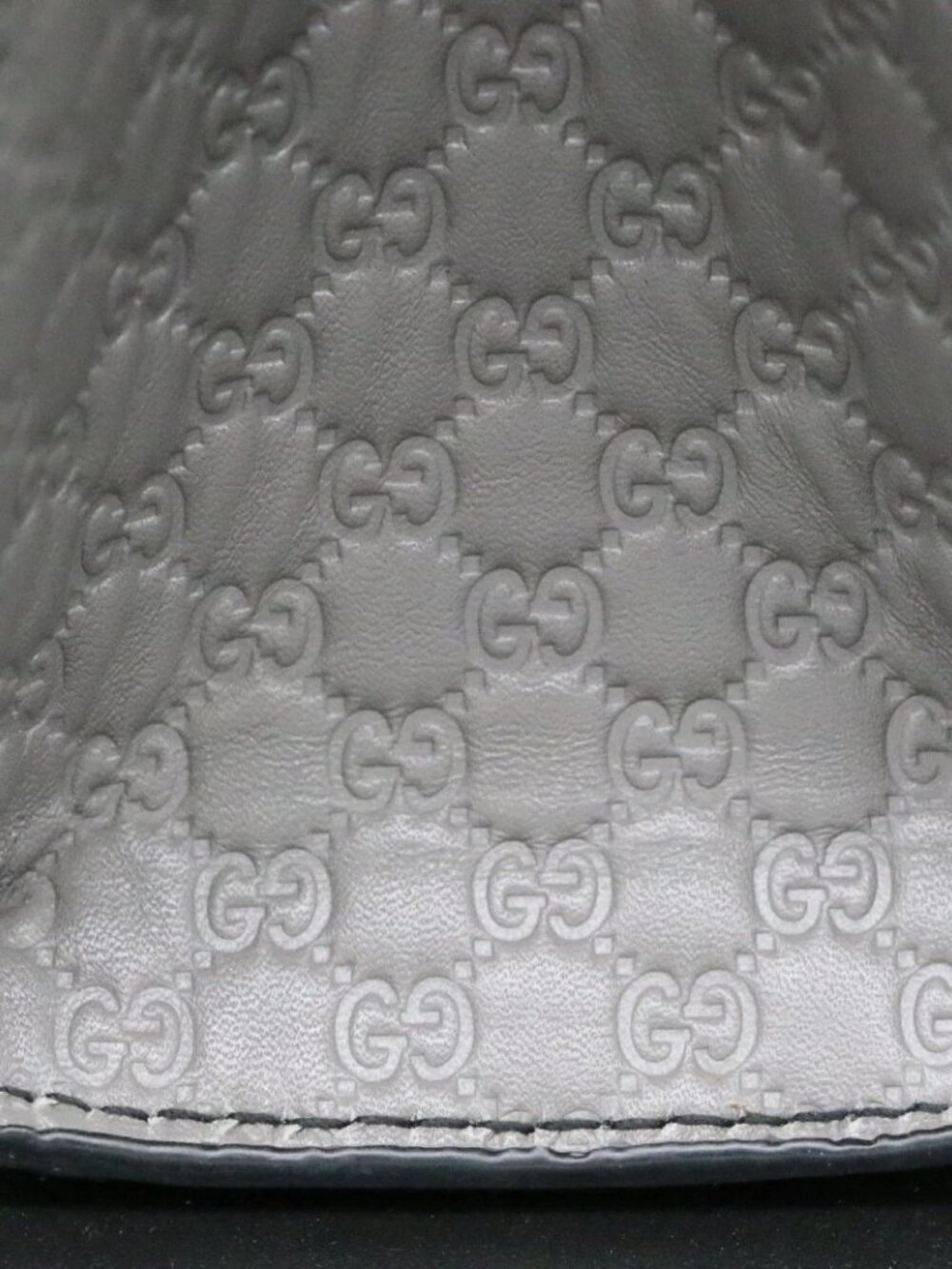 Gucci Emily Micro Guccisima Horsebit Medium Chain Bag - Gray - Picture 14 of 15